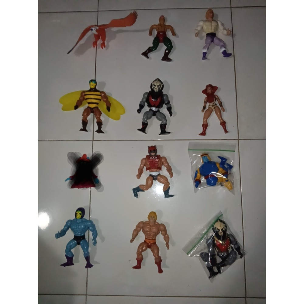Masters of the Universe  LOT MOTU He-Man 1980s Vintage 11 Figures Mattel